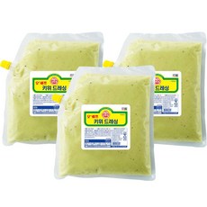 오뚜기 (냉장)오쉐프 키위드레싱2kg, 2kg, 3개