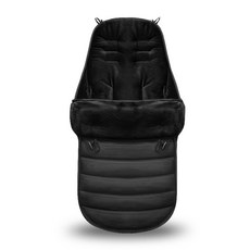 키즈브릭스 유모차 방한 극세사 풋머프, 1개, 블랙