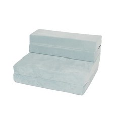 【Fulux 弗洛克】4WAY戶外/居家多功能沙發折疊床 加厚10cm 單人特規 日本設計 單人床/單人沙發/組合沙發, 湖水藍