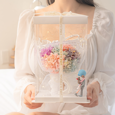 이벤트용 시들지 않는 "1000일화" 수국 4color, 믹스