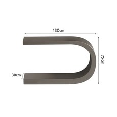 모던 장식 콘솔 00x30x85 화이트현관 현관 캐비닛 테이블, U01KKZBG4EA53FEJE4QS3751VE-019, S. 회색 30x30x75