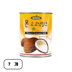 몬 코코넛밀크, 400ml, 7개