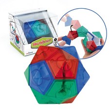 7세 보석큐브퍼즐 정십이면체도형조립 교재 어린이퍼즐 아이큐, 1개