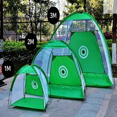 금순이네상점 텐트형 골프연습네트 실내골프연습, 텐트형 골프연습네트 블랙소형(1M)