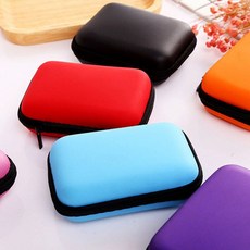 컬러풀 MY 하드케이스 골프티 파우치 골프 수납 보관, 퍼플, 1개