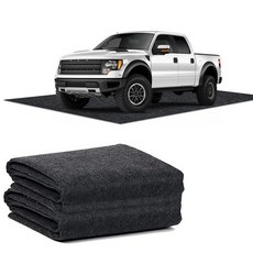 Ahpuhtan 91.4 x 152.4cm(36 x 60인치) 차고용 오일 유출 매트 차 아래 진입로용 차고 바닥 오일 교환 매트 날씨 백킹이 있는 오일 패드 드립 누출 매, 43.2 x 2.1 m