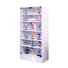 BuyJM 低甲醛加高120公分六層玻璃門展示櫃 公仔櫃 模型櫃 台灣製, 漂流木