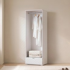 동서가구 퓨어 드레스룸 1단 서랍장 DF636445, 화이트