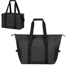 가온루트 접이식 보온 보냉백 피크닉가방 대형 보온보냉가방 보냉도시락가방, 10L, 블랙