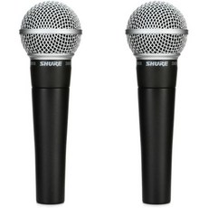 슈어 SM58 카디오이드 다이내믹 보컬 마이크 (2개입) 143001, 슈어 SM58 카디오이드 다이내믹 보컬 마이크 (2개입