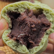 오느레픽 쫀득쫀득 고소한 쑥찐빵 국내산 멥쌀사용 안흥, 10개, 80g