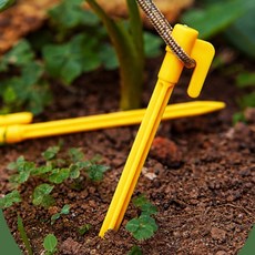 머니라떼 텐트 고정핀 1P 플라스틱말뚝