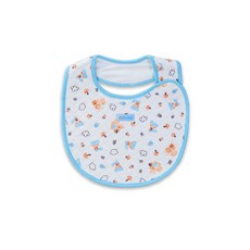 Vivibaby 嬰兒圍兜 兒童圍兜 台灣製造 無甲醛 無螢光劑 透氣舒適 保暖防護, 1個, 歡樂森林