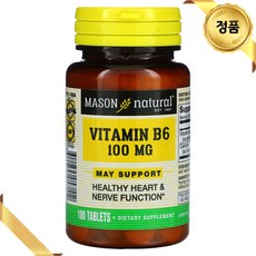 메이슨내츄럴 비타민 B6 100mg 100 정, 상품, 100정, 1개