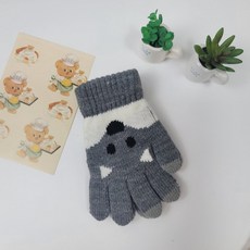 KC인증 아동 스마트폰 핸드폰 터치 기모 털 겨울 따뜻한 요술 손가락 장갑 크리스마스 선물 답례품