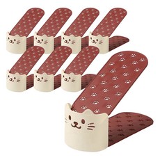 긱보드 고양이 신발 정리 슈즈렉, 레드 8개