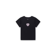 TOPTEN 탑텐 KIDS 여아) 코튼 스판 컷아웃 반팔티_MKF3TS2201 MKF3TS2201 444189