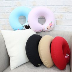 홈스타일링 캐릭터 휴대용 목쿠션, 울리(핑크)
