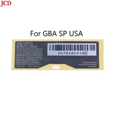 JCD GBC GBP GBL GB GBA SP NDS SENS Wii 게임 콘솔용 새 라벨 백 스티커 게임보이 컬러 쉘 스틱 교체, [13] GBA SP  USA, 13) GBA SP  USA