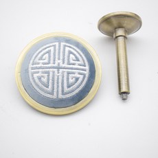 아연합금 유럽 플리스 커튼 후크 걸이 원형 반걸이 커튼 밴드 후크, 청구:유럽꽃(한가격), 1개