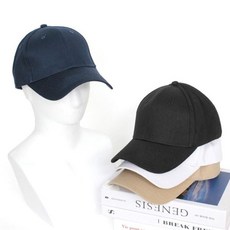 BM_베이직 야구모자 볼캡 일반캡 남성 여성 베이직 패션잡화 일반볼캡 로고, 단일, 블랙