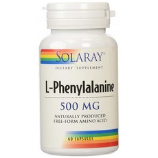 SOLARAY L-苯基丙氨酸500毫克膠囊, 60顆, 1罐