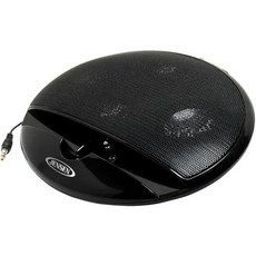 팟 MP3 태블릿 스마트폰 블랙용 JENSEN SMPS-125 휴대용 스테레오 스피커, 1_1 Count (Pack of