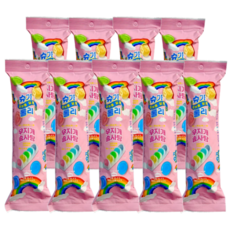 마카롱 닮은 슈가롤리 무지개 솜사탕, 12g, 9개