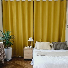 99.99%차단 암막커튼 + 초강력 커튼압축봉 세트