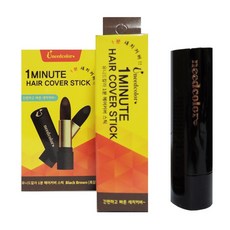 올레이디 유니드칼라 1분 헤어 커버스틱 1+1 새치커버, 1개, 다크브라운1+1