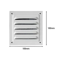알루미늄 합금 에어 벤트 그릴 에어 시스템 네트 커버 스크린 가열 냉각 벤트 플레이트 환기 커버 금속, 02 100x100m