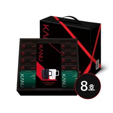 동서 카누 8호 선물세트 + 주름스탠머그 쇼핑백 (추석선물 명절선물), 다크2+라이트2+마일드4+디카페인2+엣지머그, 1세트