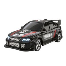 UB 미니 드리프트 RC카 4WD 초소형 1:64 스케일 고속 레이싱 자동차 취미용 선물, 1개, 블랙타입B