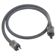 Edison audio 音響電源線 鍍銠插頭純銅8字尾, 1個, Edison audio 鍍銠插頭 純銅 8字尾音響電源線1米