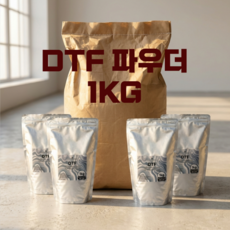 DTF 프린트 전사 핫멜트 파우더 1kg 고운입자 접착력향상