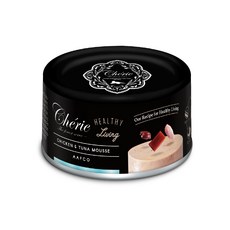 쉐리 쉐리 블랙라벨 고양이 주식캔 닭고기와 참치 무스 80g 1캔