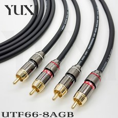 YUXI RCA音源線, 1個, RCA 公轉公 白色環,2米 含雙頭 單條