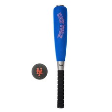 Franklin Sports MLB 클리블랜드 가디언즈 53.3cm(21인치) 점보 폼 야구 세트, 뉴욕 메츠