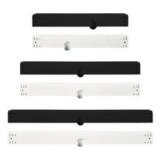 홈던트 행거봉 받침대 400~600mm 세트 시리즈, 400(좌/우), 화이트, 1개