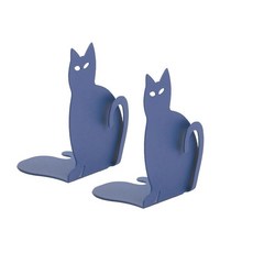 북엔드 꼬리고양이/MB-127/2개입/청색 도서관 책정리 kjt+25217Yt