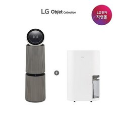 LG 퓨리케어 오브제컬렉션 공기청정기+제습기 세트 AS356NSMA AS356NGMA+DQ214MWGA, 그린, RD22GS