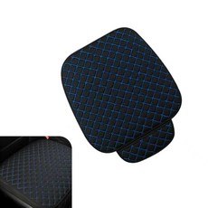 CyperFair 카시트 커버 리넨 미끄럼 방지 통기성 앞좌석 보호 매트 보관 포켓 포함 편안하고 탄력 있는 쿠션 사계절용 범용 다층 내부 액세서리(블랙) 316423, CyperFair 카시트 커버, 리넨 미끄럼 방지 통기