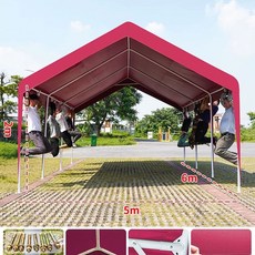 야외 행사용 그늘막 포장마차 텐트 바람막이 천막 대형 차양막, 1, AN. 와인 레드