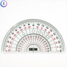 각도기 반원 13CM 초등삼각자각도기 각도자