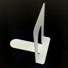 북엔드 T자형 데스크T자책꽂이 2P 화이트 책꽂이 eun7449RG, 1단, 단일