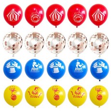 생일 파티 학예회 이벤트 할로윈 용품 서커스 풍선 매직 광대 라텍스 에어 글로브 카니발 장식 베이비 샤워 10 개/세트, 10pcs, Option10