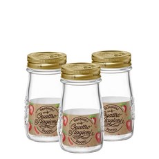 보르미올리 콰트로 밀폐유리병 200ml (우유병) 3개
