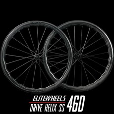 ELITEWHEELS DRIVE HELIX SS 46D 碟煞公路車輪組, 1個, 46D｜黑標,Sram XDR