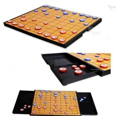 소리공 유아완구 자석식 소형 장기 (M-109) 미니바둑장기판 보드, 혼합색상, 1개