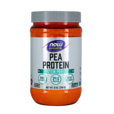 NOW Foods 罐裝豌豆蛋白粉 原味, 340g, 1罐